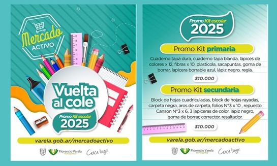 Florencio Varela – Programa Mercado Activo: “Kit Escolar” 2025